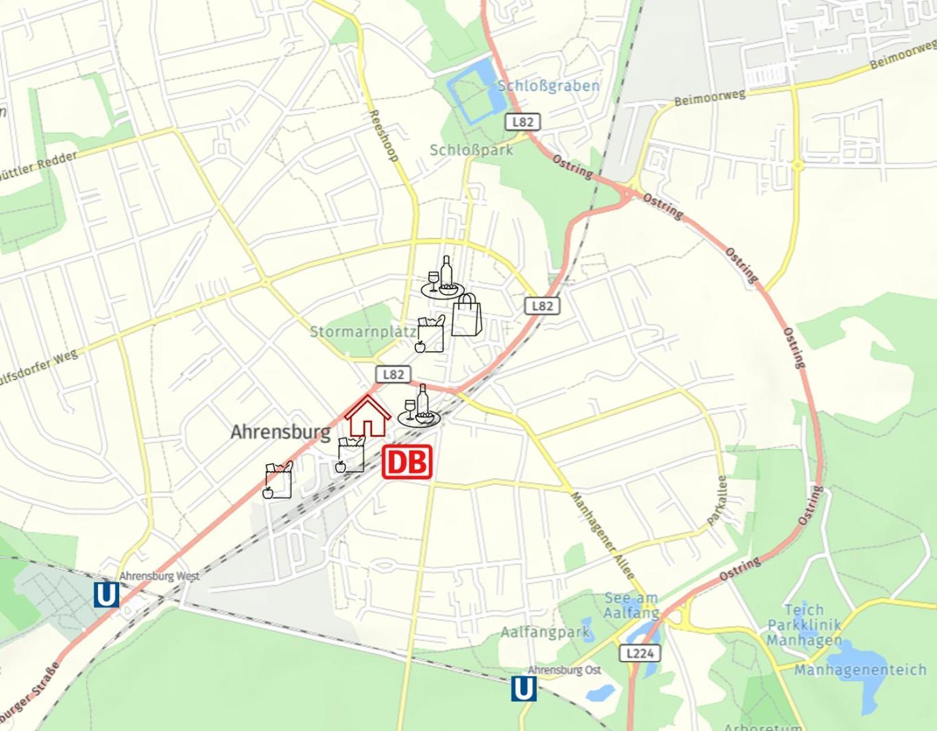 Have-A-Nice-Stay - Nahe Bahnhof - 20 Minuten Nach Hamburg - Trotzdem Ruhig Gelegen - 6 Minuten Zu Fuss Ins Zentrum Ahrensburg - Modern Eingerichtet 外观 照片