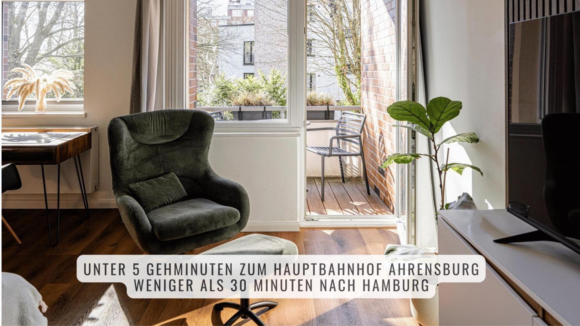 Have-A-Nice-Stay - Nahe Bahnhof - 20 Minuten Nach Hamburg - Trotzdem Ruhig Gelegen - 6 Minuten Zu Fuss Ins Zentrum Ahrensburg - Modern Eingerichtet 外观 照片